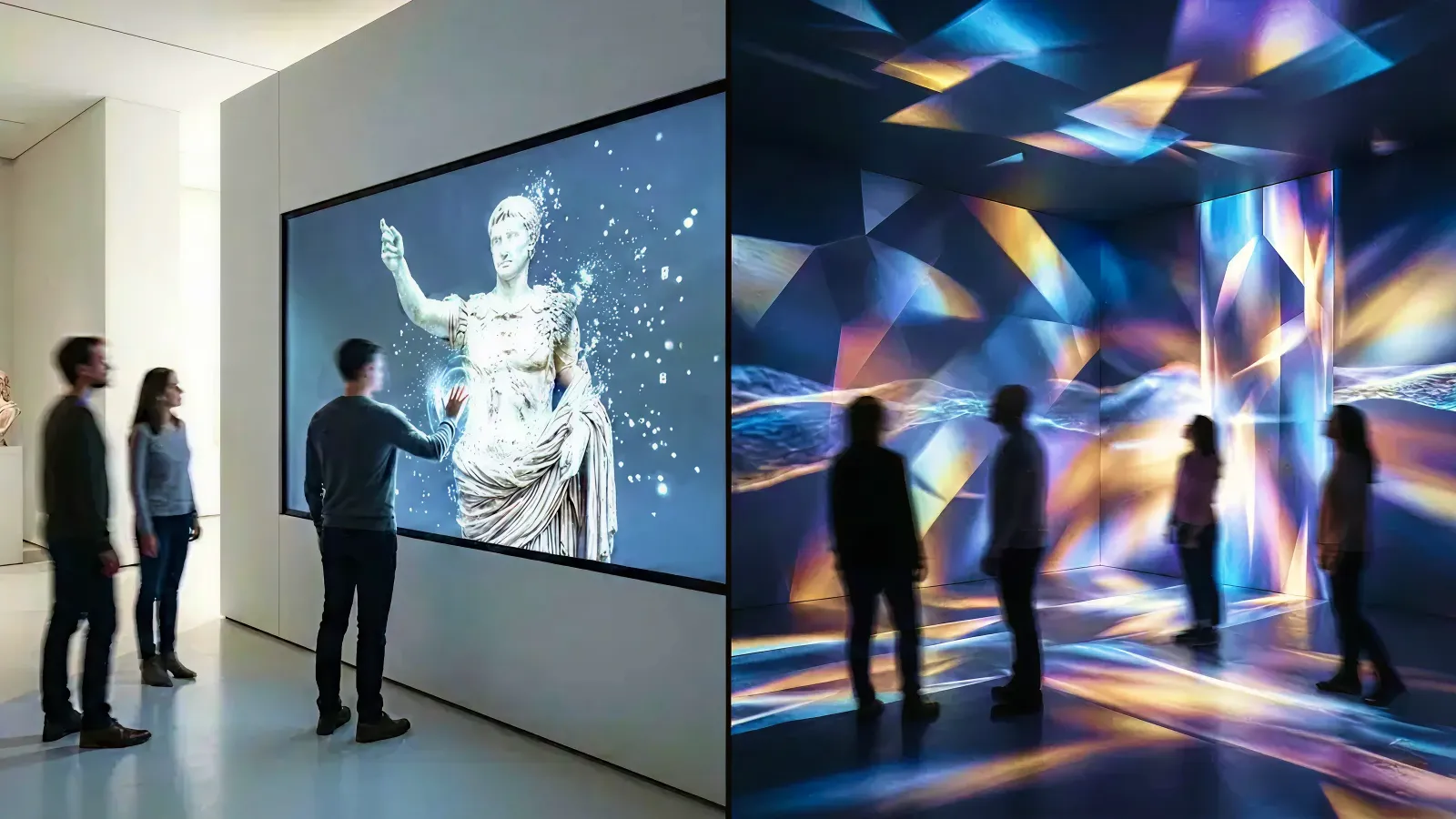 インタラクティブ・インスタレーション vs プロジェクションマッピング：没入型体験のための比較ガイド