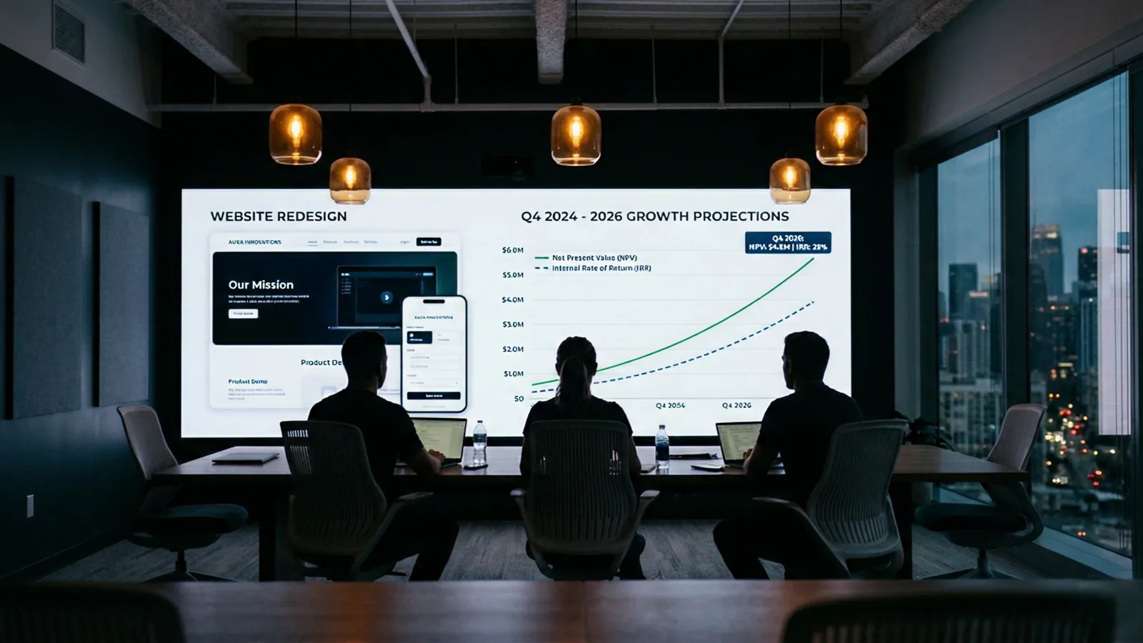 When a Series A Website Refresh Pays for Itself: An NPV Framework