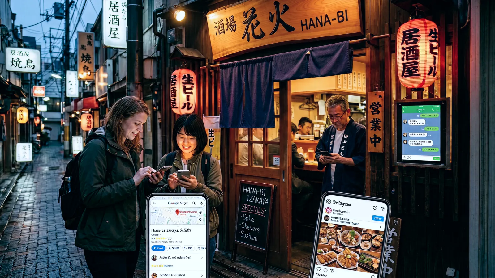【2026 年版】訪日インバウンド 多言語SNS運用ガイド｜Googleマップ・Instagram・LINE OA で外国人集客