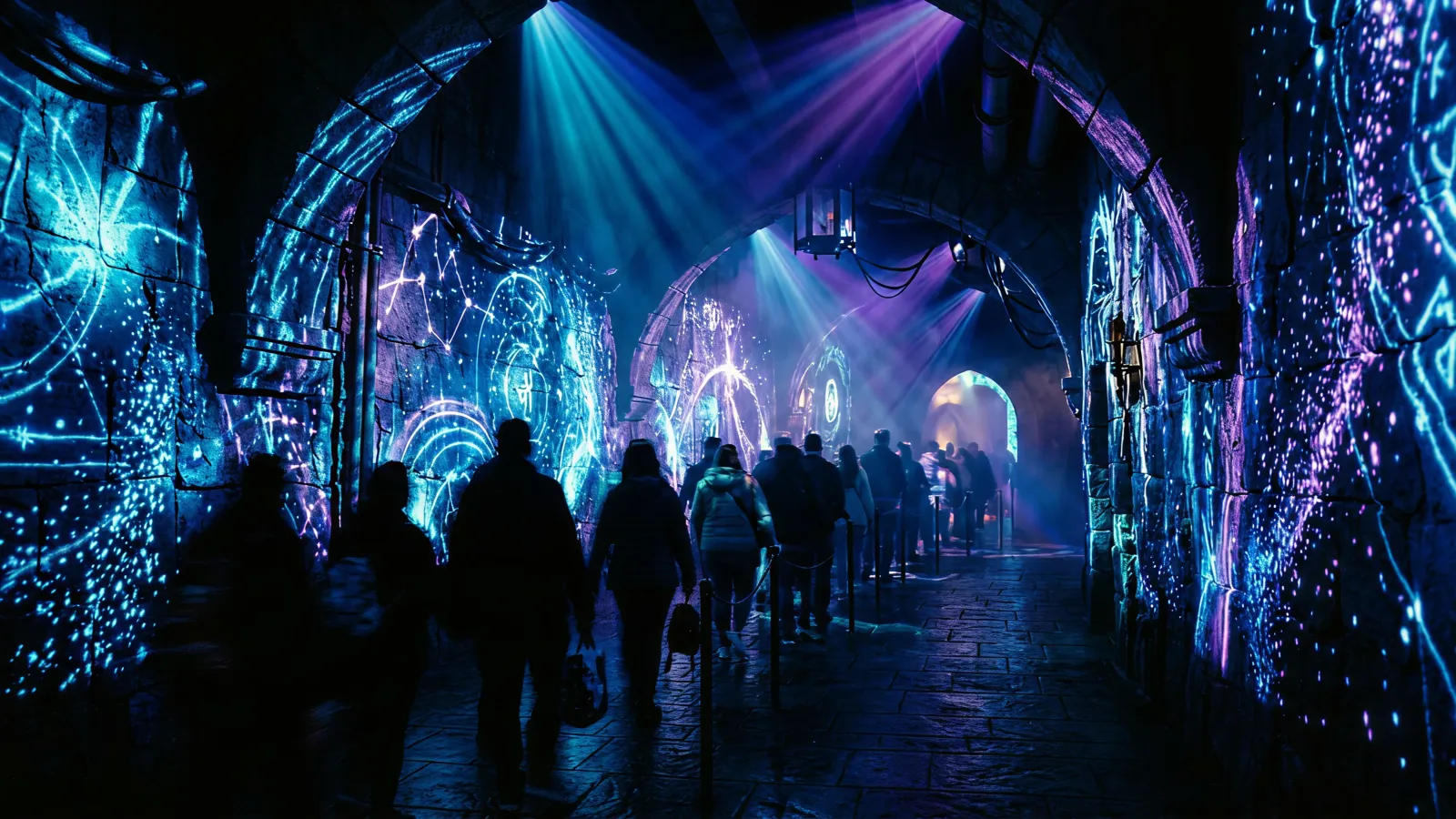 Interactive Installations for Theme Parks & Attractions: Queue Entertainment, Dark Rides & Digital Overlay