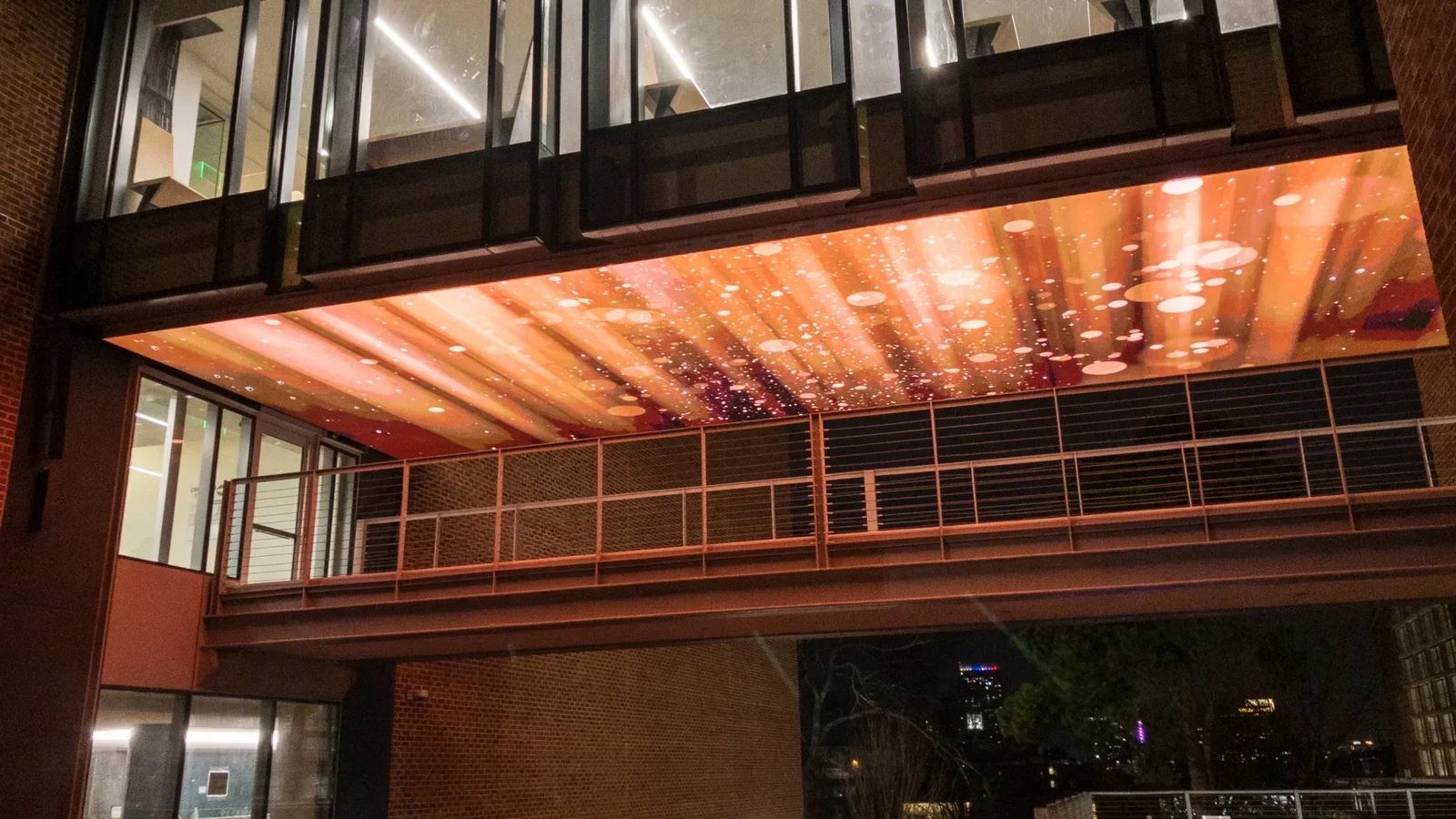 Georgia Tech Library Interactive Media Zone with 40-foot curved screen